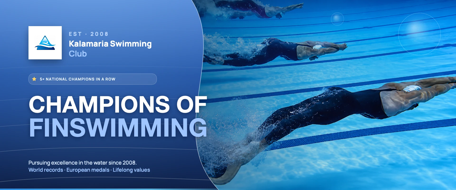Kalamaria Swimming Club — Champions of Finswimming