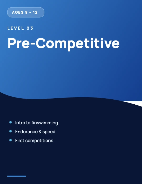 Level 03 — Pre-Competitive (Ages 9-12)